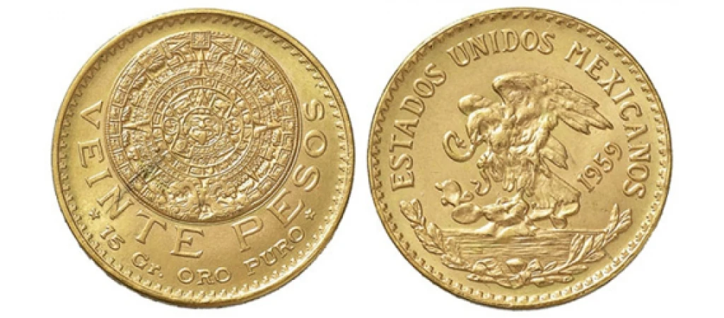 20 Pesos oro Mexico
